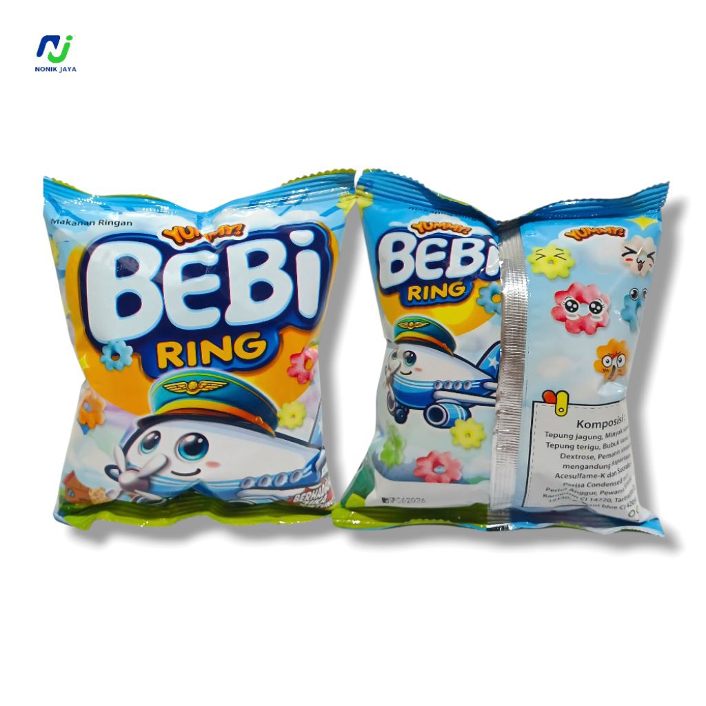 

( NEW 1 PACK ISI 1O PCS ) BEBI RING Yummy Snack Berhadiah Pack Isi 10 Pcs@20g