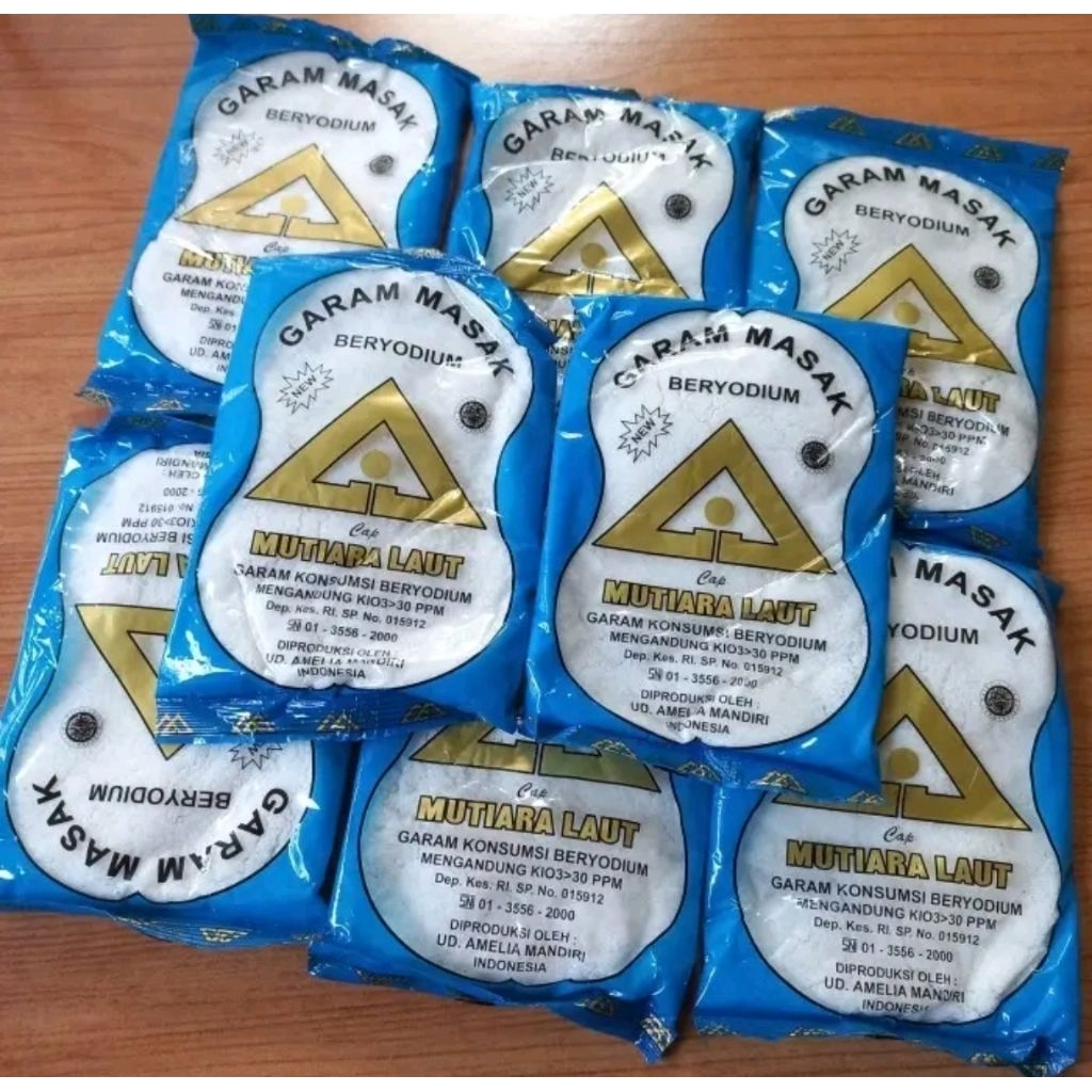 

Garam Dapur Garam Laut Halus Cap Segitiga Mas Promo Murah 10 pcs 20 pcs 40 pcs