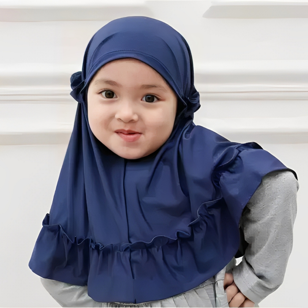 Hijab Anak Bayi 0 6 12 Bulan 1-3 tahun SYRIA KALINA Kerudung Bayi Jilbab Bayi Bergo Anak Newborn