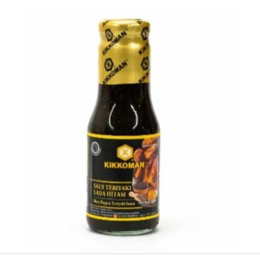 

KIKKOMAN SAUS TERIYAKI LADA HITAM 300gr