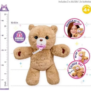 Little Live Pets Cozy Dozy Cubbles The Bear Ori Boneka Teddy MS26333