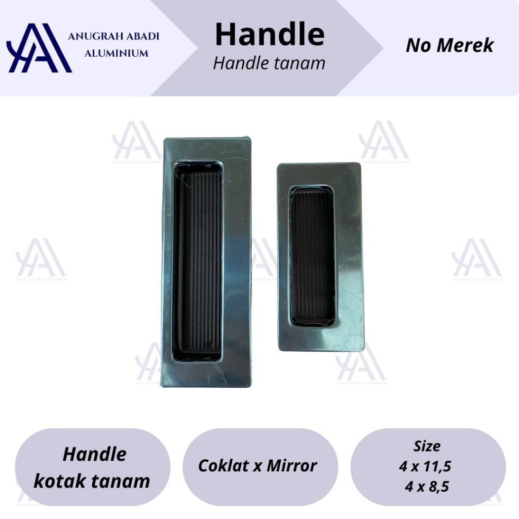 Handle tanam pintu sliding / geser / laci / lemari kayu / lemari aluminium handle kotak / com
