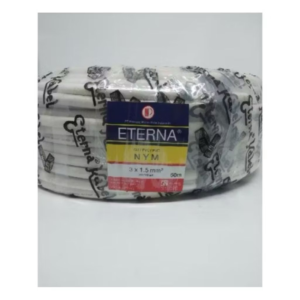 KABEL Eterna Nym 3 X 1.5 mm 1 Roll Kawat Tembaga isi 3