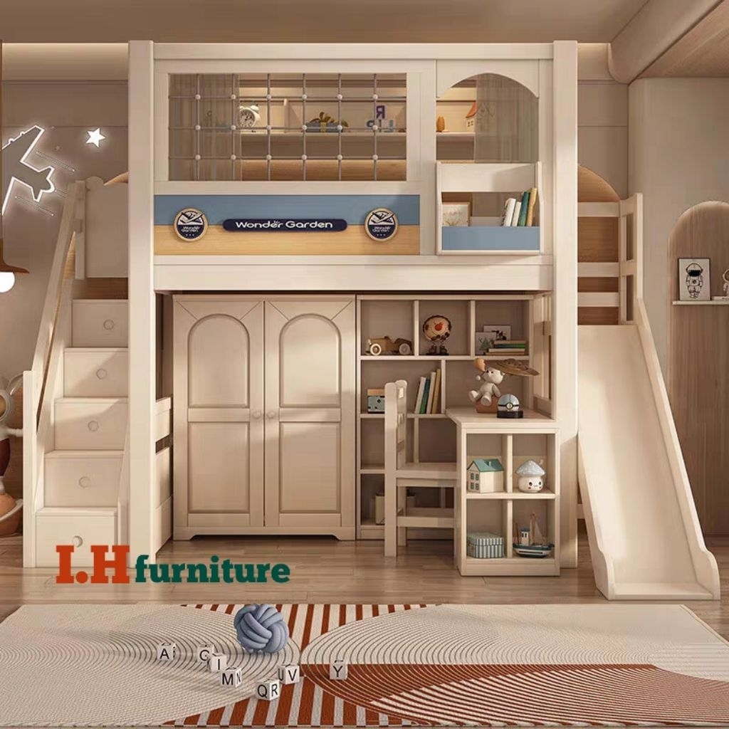 Tempat tidur anak laki-laki , tempat tidur anak bawah lemari , tempat tidur anak prosotan , bisa cus