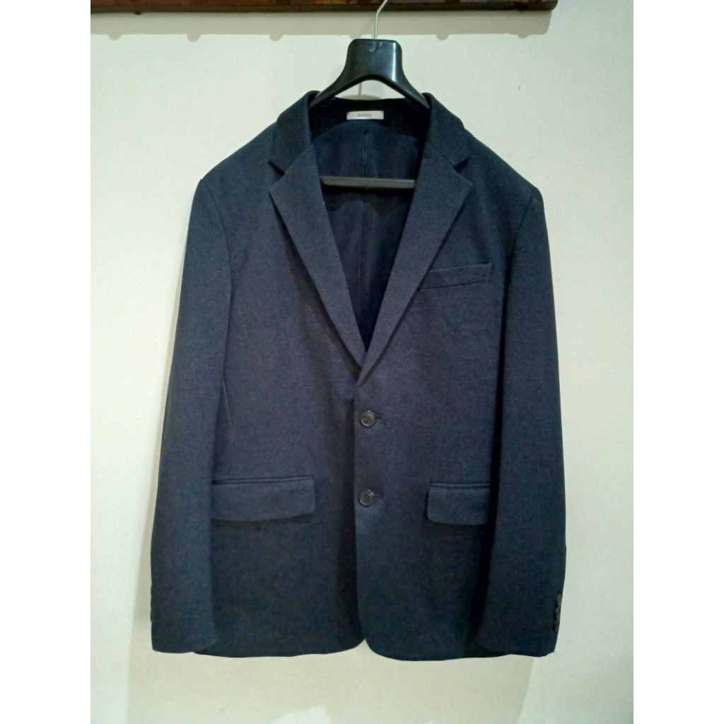 jaz blazer Ziozia like new slim fit navy stretch semi wool