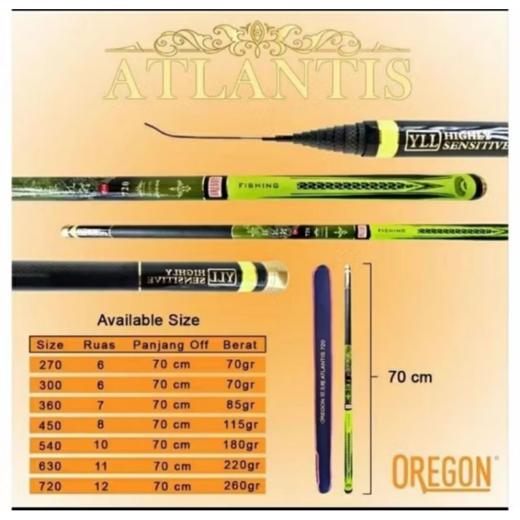 Joran Tegek carbon Oregon Atlantis (270, 360, 450,540,630)