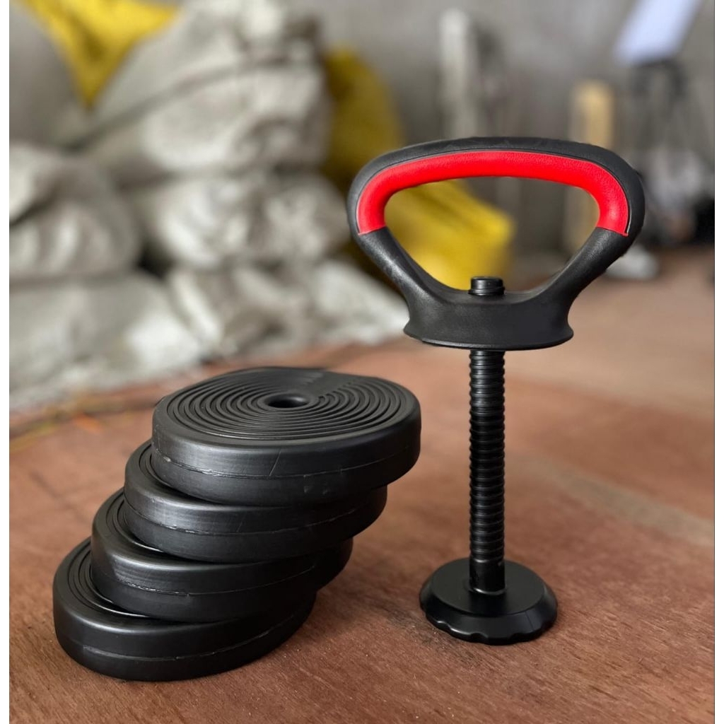 KETTLEBELL SET 10 KG ( kosongan ) COVER AJUSTABLE KETTLEBELL 10 KG