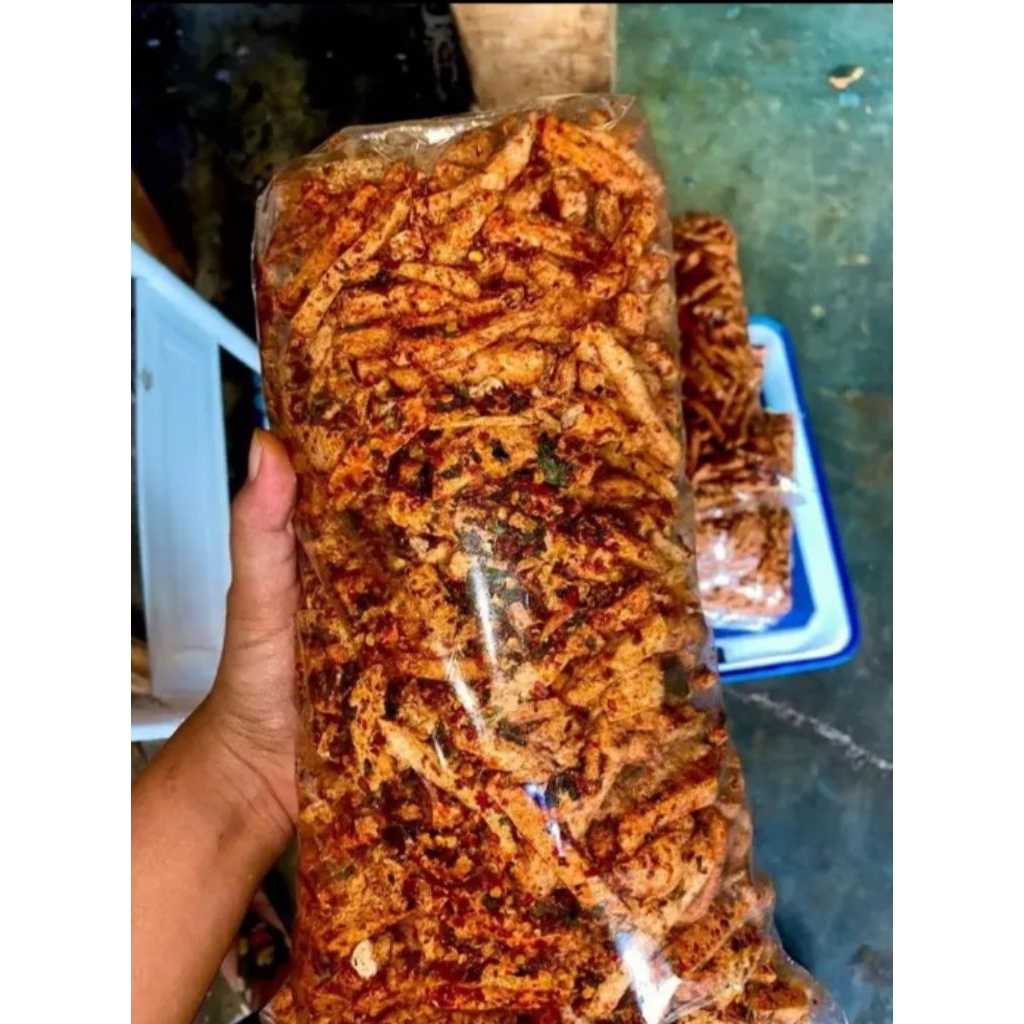 

BASRENG STIK RASA ORIGINAL ASIN / PEDAS TANPA BAHAN PENGAWET | SNACK SELERA