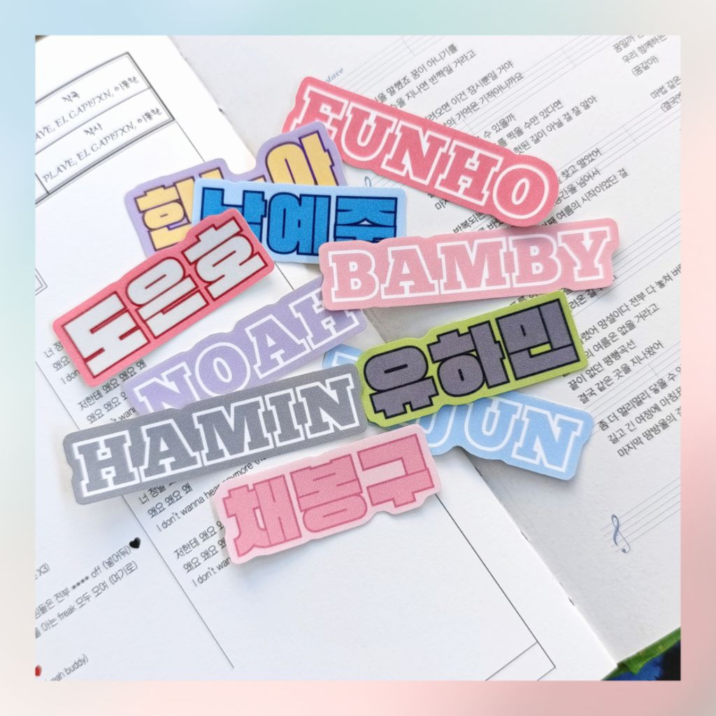 

[BACA DESKRIPSI] Plave Member Name Sticker