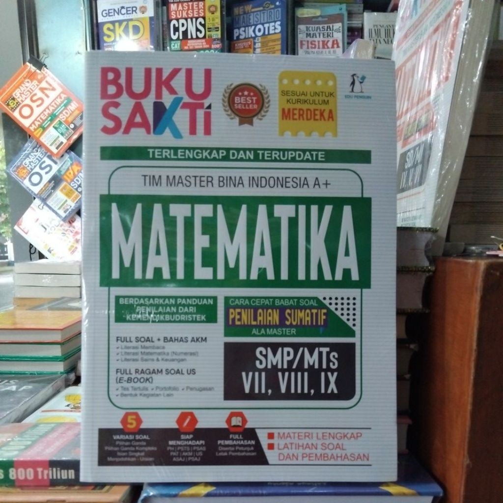 Buku Sakti MATEMATIKA kls 7,8,9 SMP