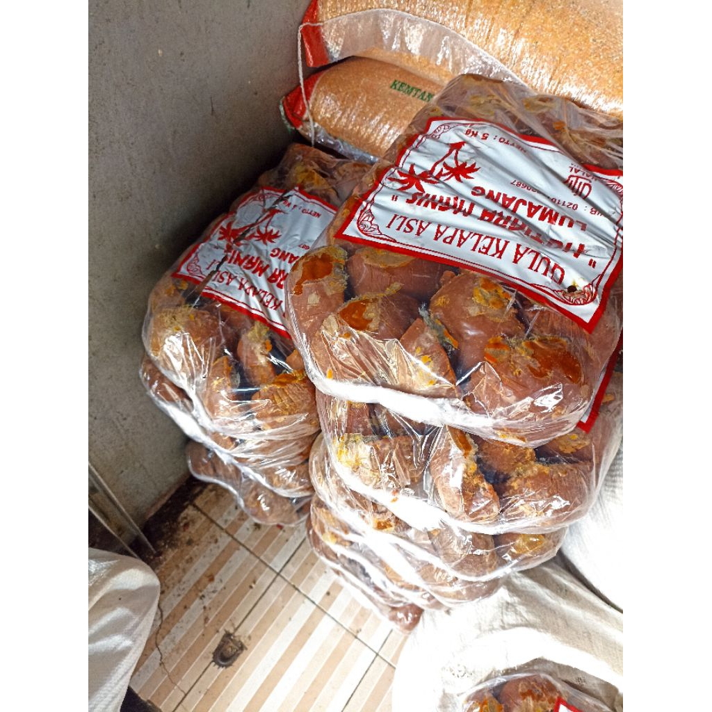 

gula merah asli atau gula batok asli