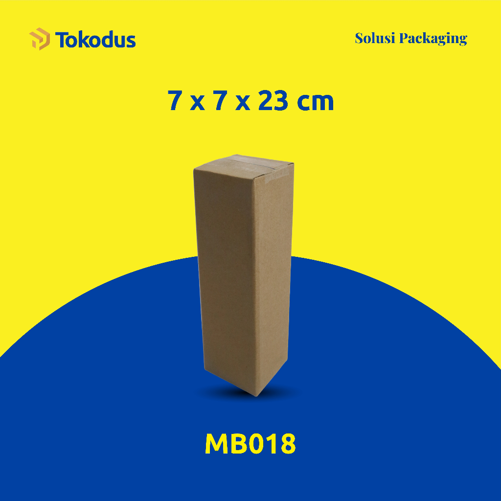 

Kardus Polos uk 7 x 7 x 23 cm | Kardus Packing | Kardus Murah | Dus Kemasan - Tokodus Katapang