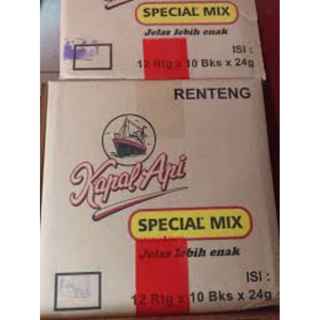 

Kapal Api Spesial Mix 1 karton 120 Sachet.