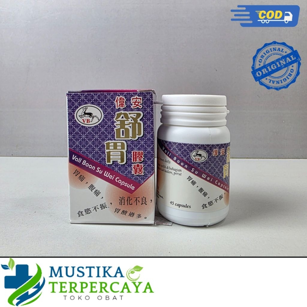 Vall Boon Su Wei Capsule - Obat sakit lambung atau Gerd
