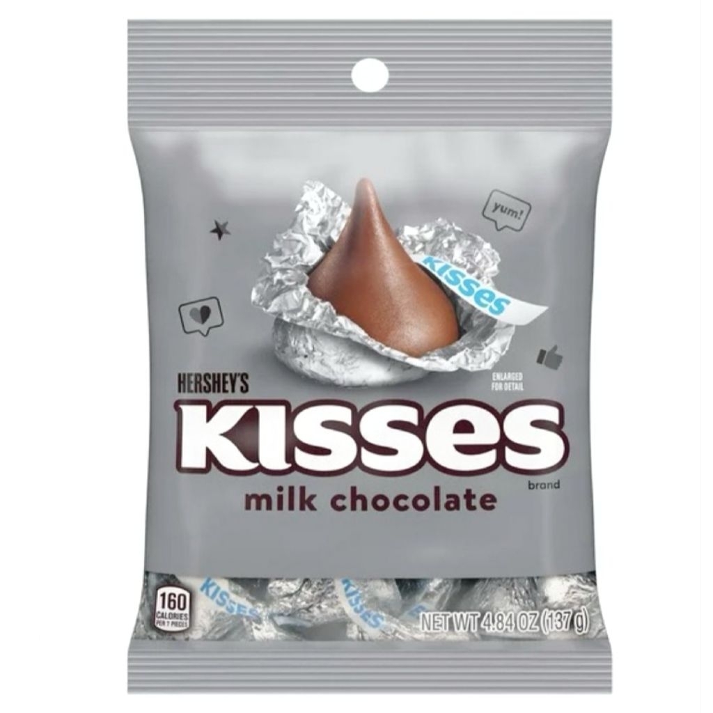 

HERSHEY'S KISSES MILK CHOCOLATE 137GRAM