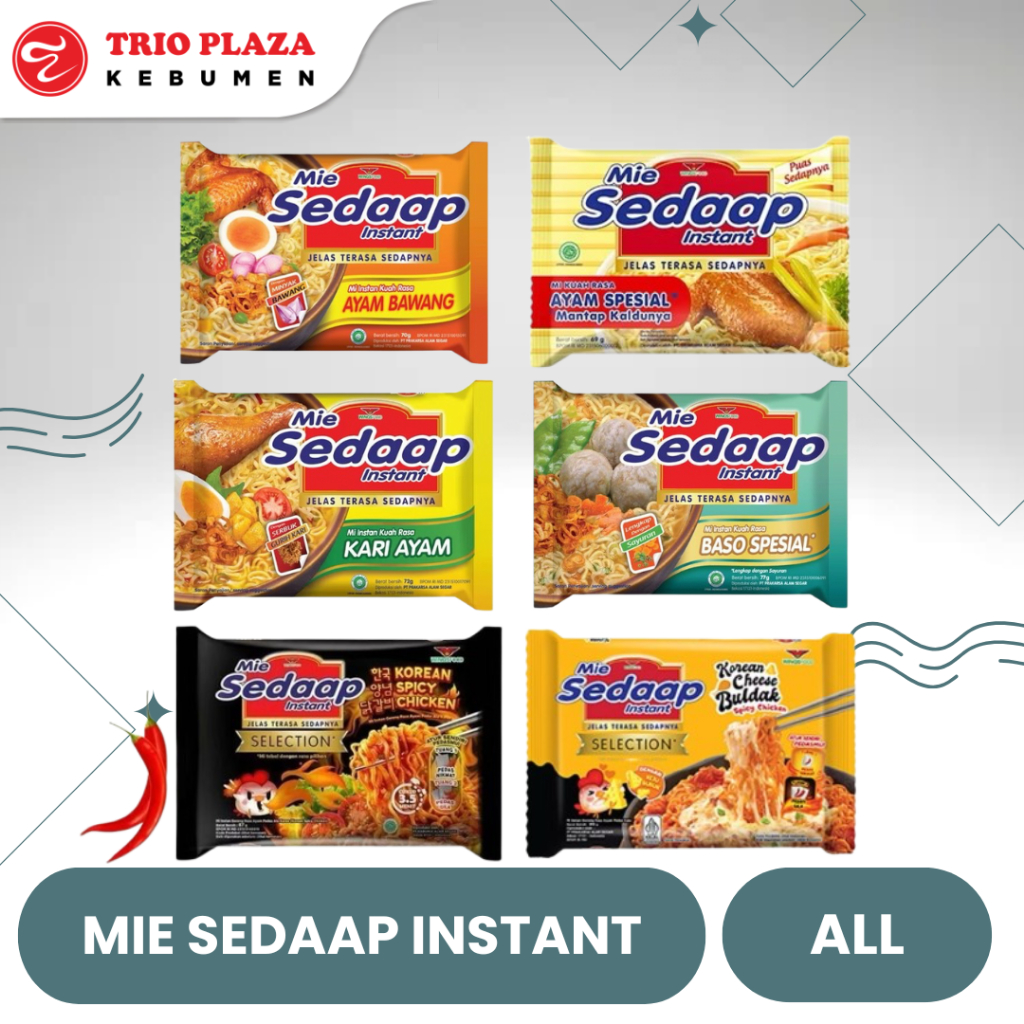 

MIE SEDAAP INSTANT ALL VARIAN 2