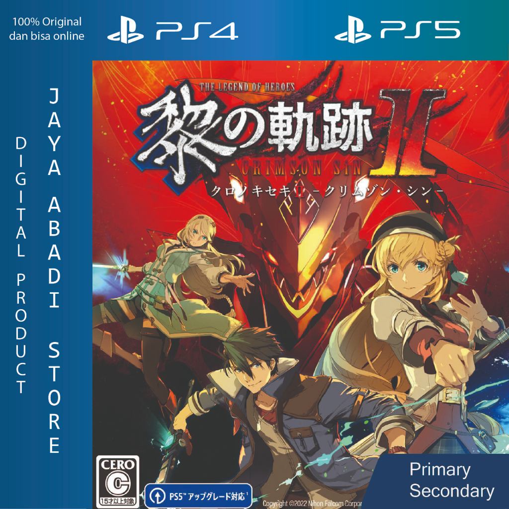 The Legend Of Heroes Crimson Sin PS4 PS5 Original