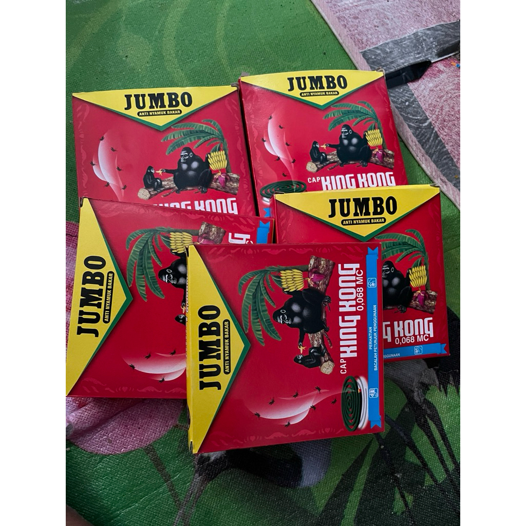 obat nyamuk bakar kingkong 0,068mc/isi 5pcs