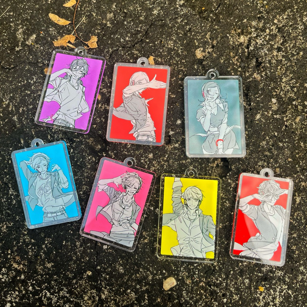 Keychain All Persona Game MC Dancing