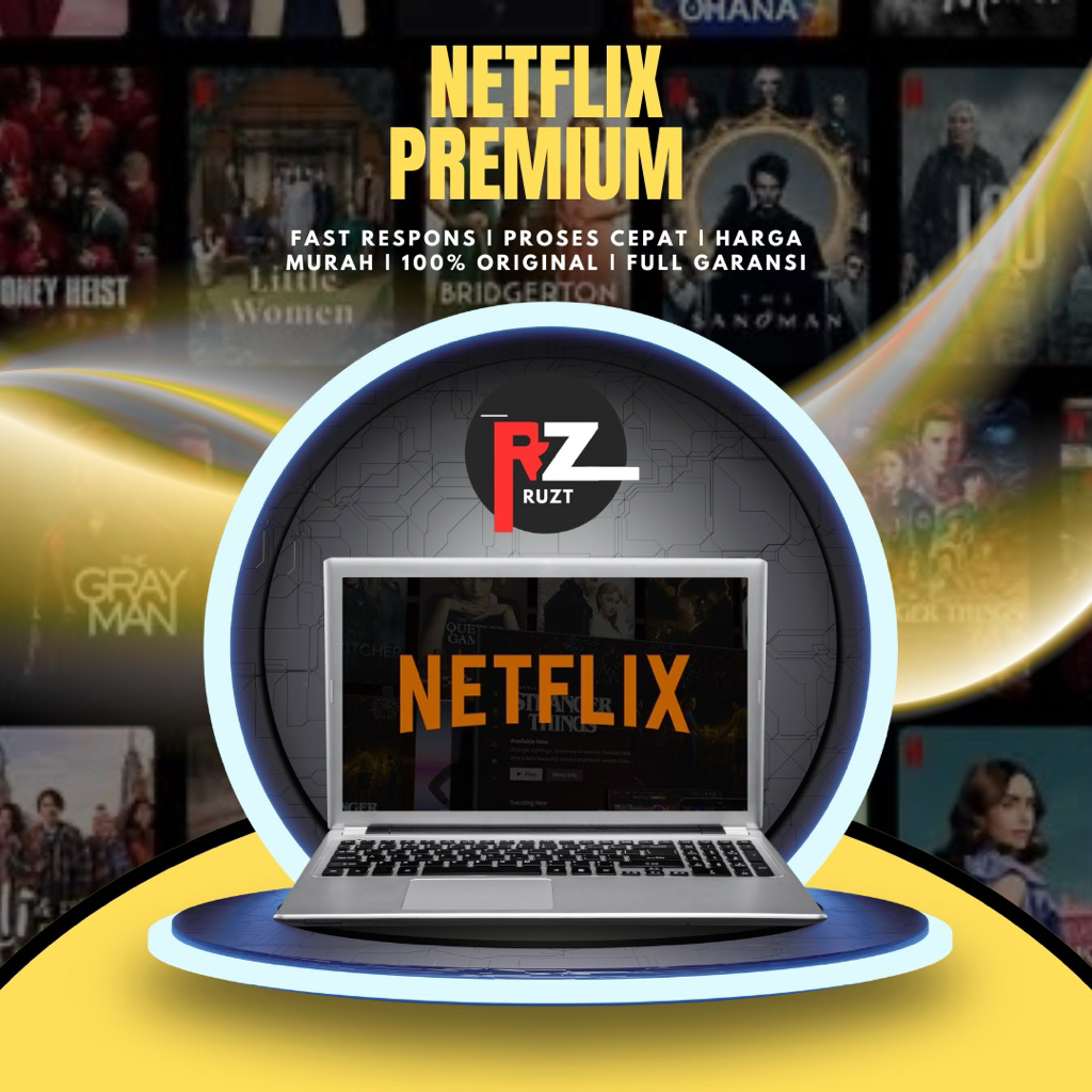 NETFLIX PREMIUM 1 BULAN TERMURAH TERLARIS GARANSI