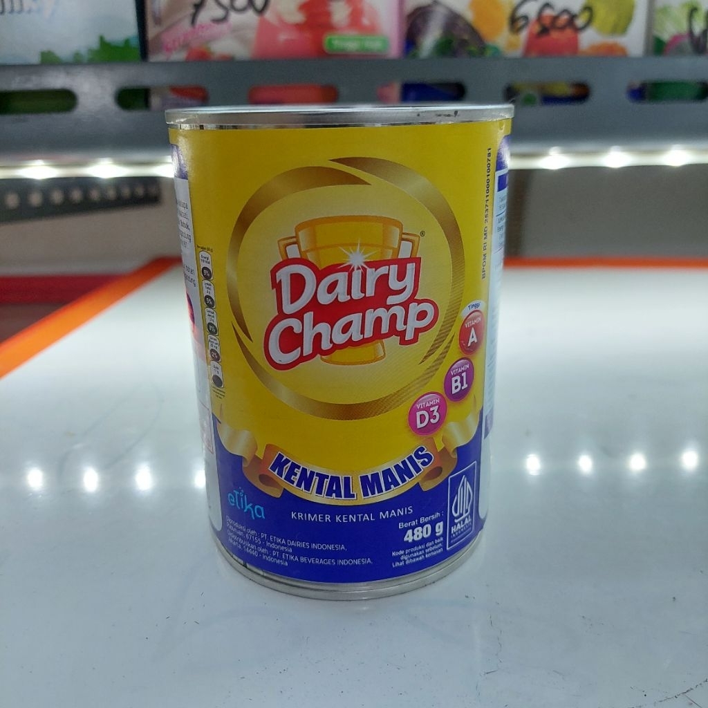 

Susu kental manis dairy champ 480gr