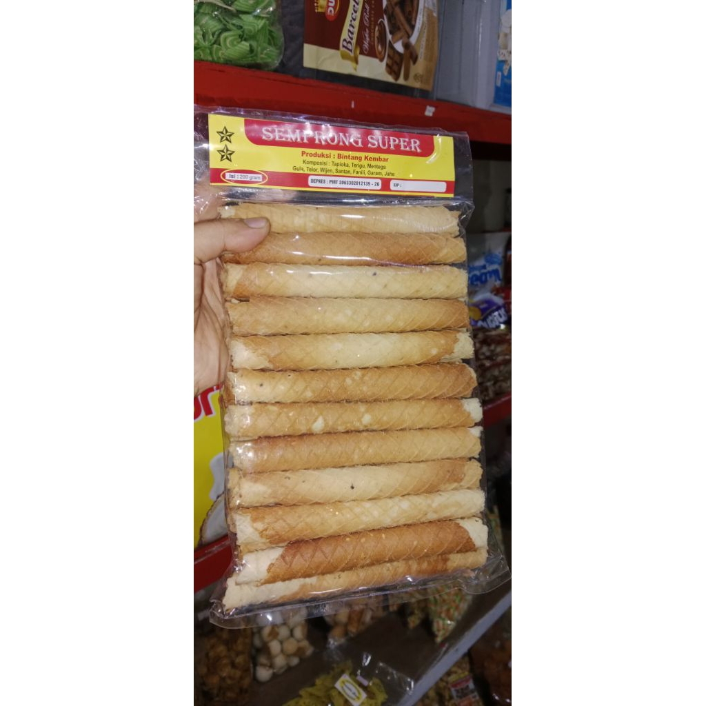 

semprong super / kue semprong jadul / semprong jahe pack