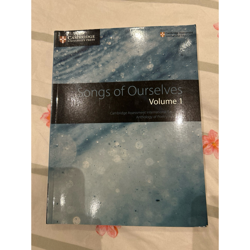 Cambridge Songs of Ourselves Volume 1 Literature Book