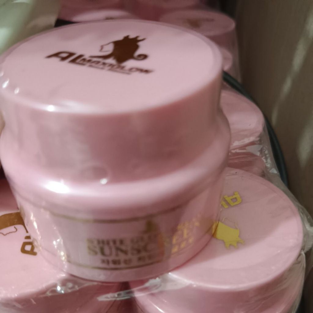 sunblock glow  al maxi glow 1 pot /  sunscreen al maxi glow