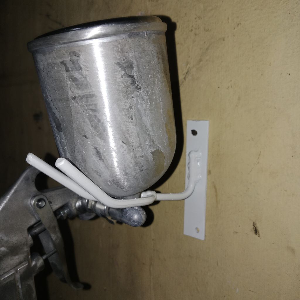 holder gantungan spraygun hvlp