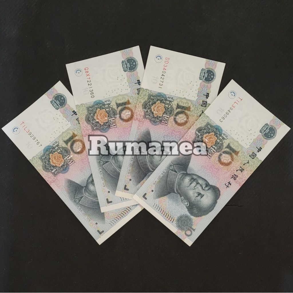 Yuan China Uang Asing Pecahan 10 Yuan