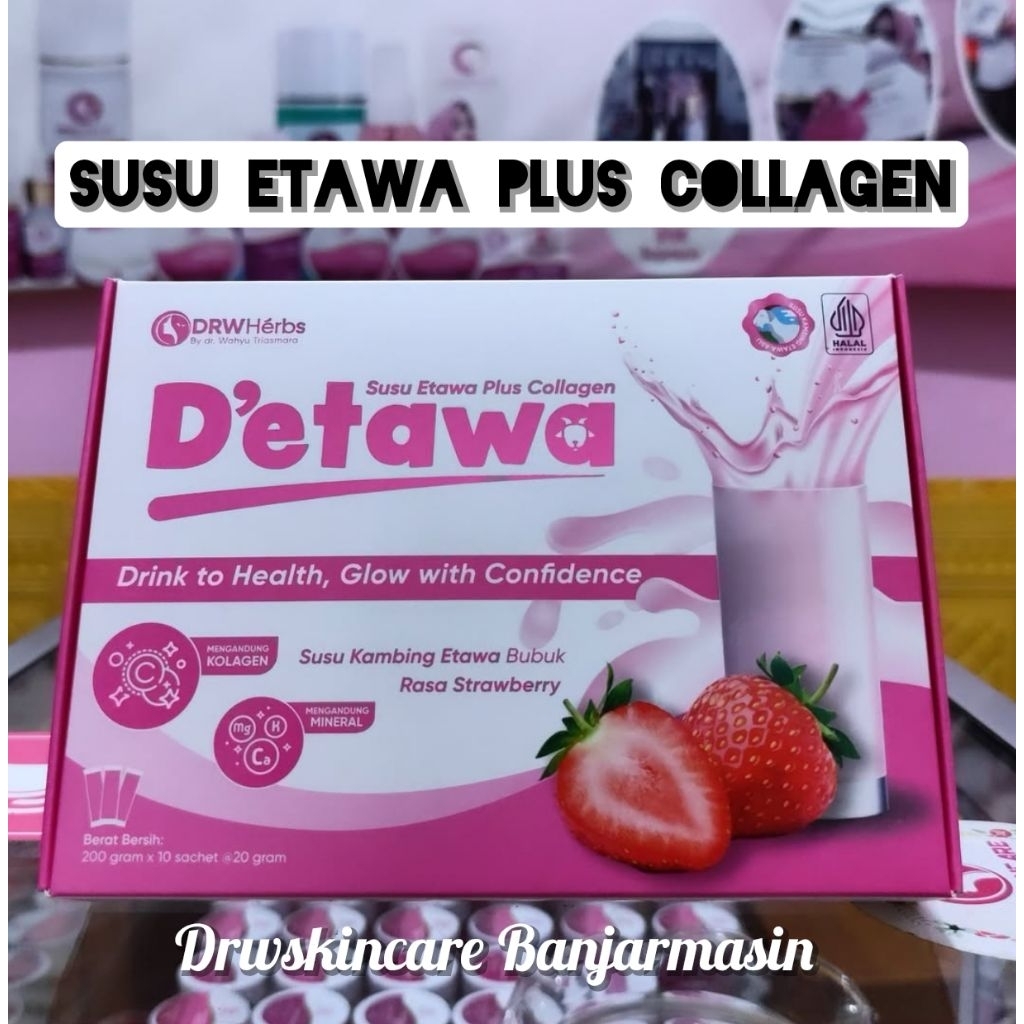 

D ETAWA SUSU ETAWA PLUS KOLAGEN DRWSKINCARE (Minuman kolagen mencerahkan seluruh badan) BANJARMASIN