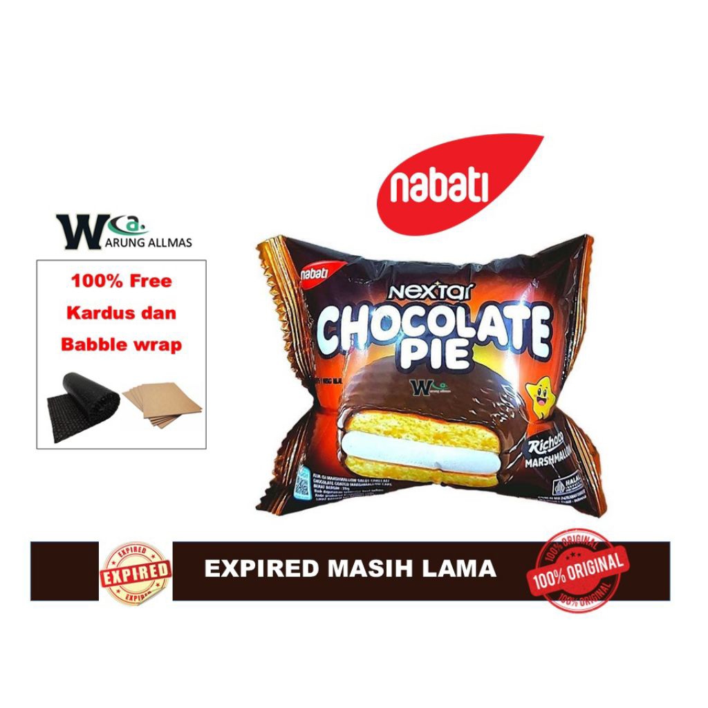 

Chocolate Pie by nabati Dengan Kemasan 24g