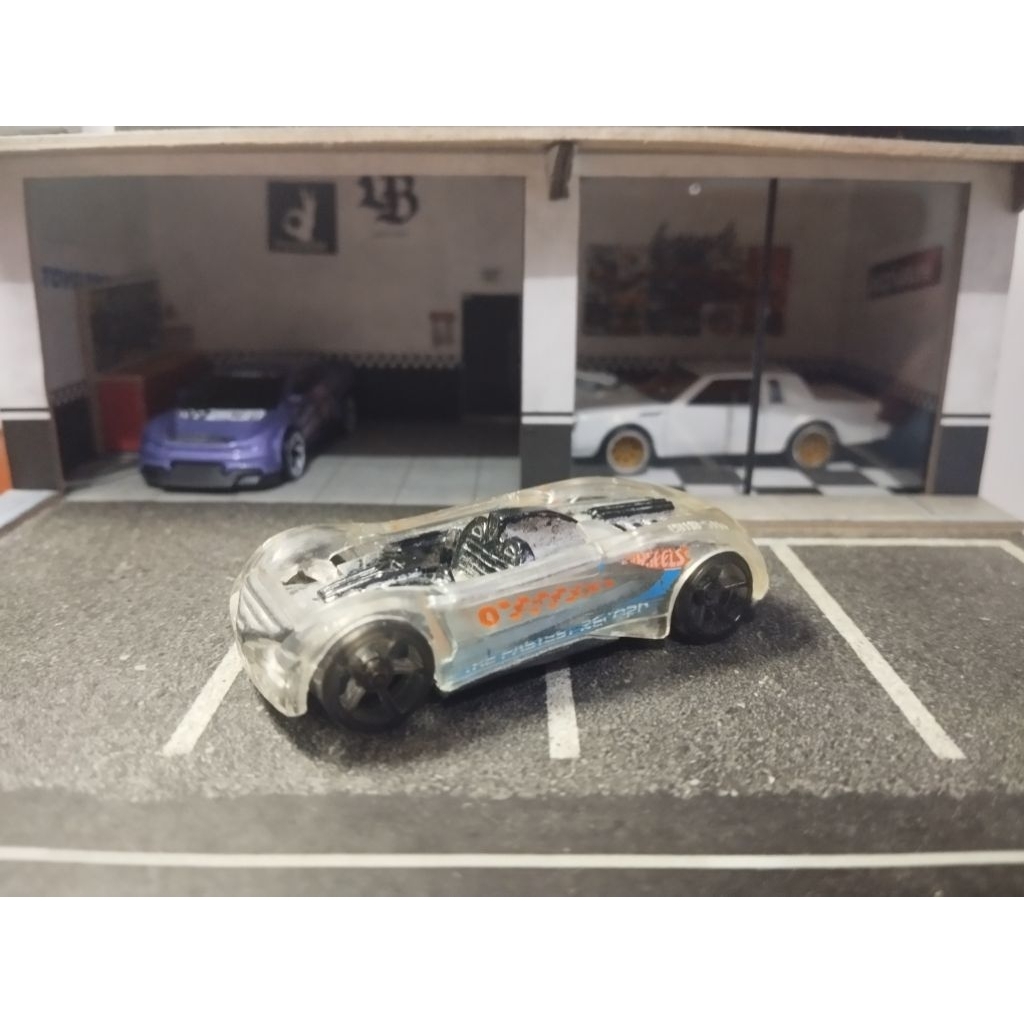 Hotwheels 1:64 Nitrium abu abu loose Junk