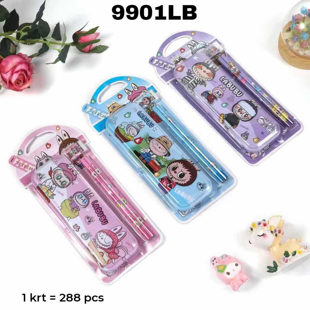 

Alat Tulis Set 9901 Labubu 4 In 1