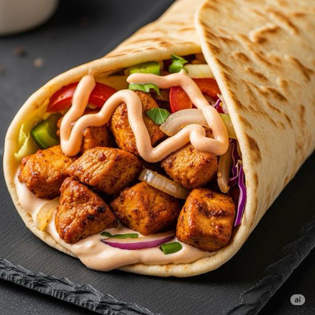 

Kebab Ayam Spicy Mayo