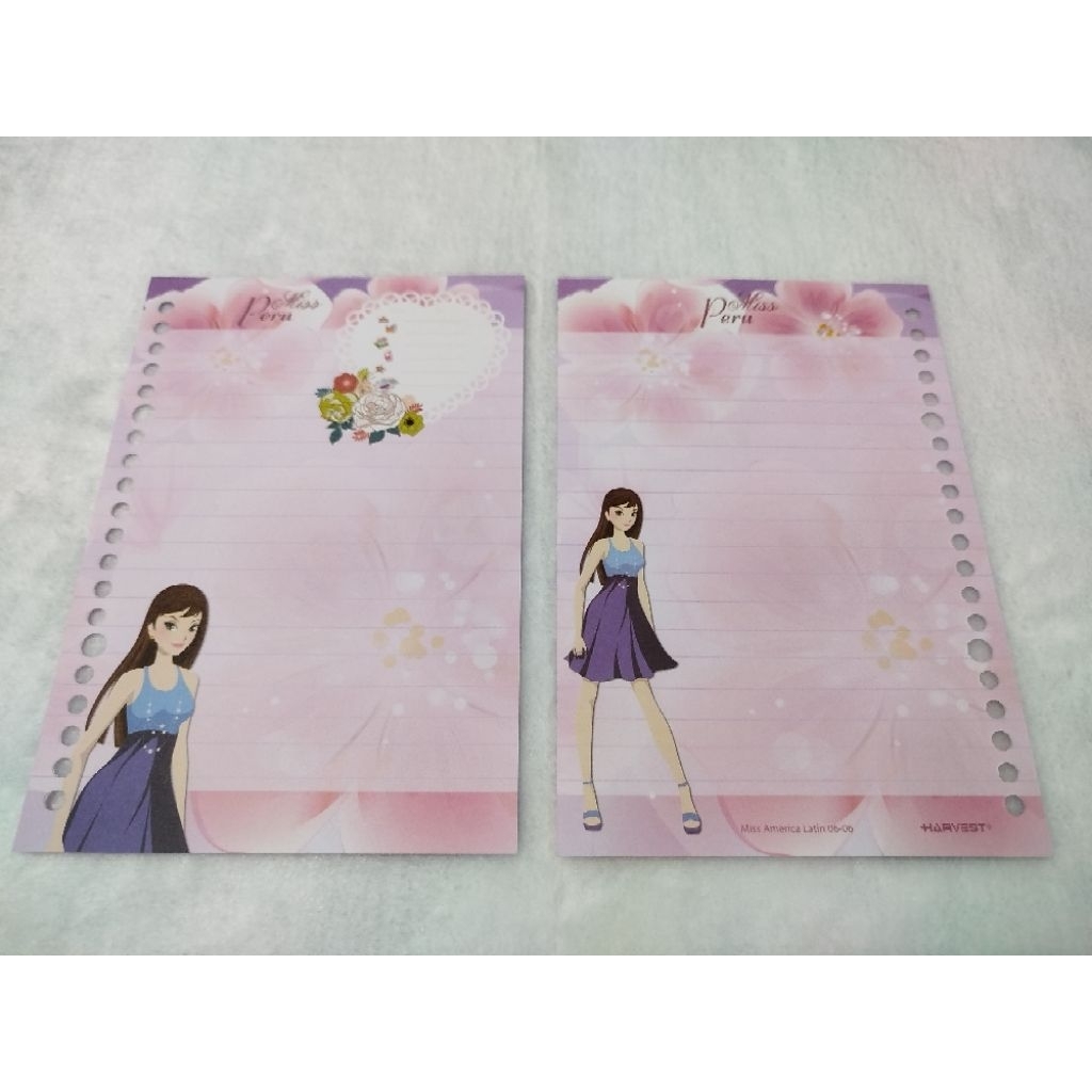 

(Harga Perlembar) Isi Binder A5 Harvest Miss America Latin