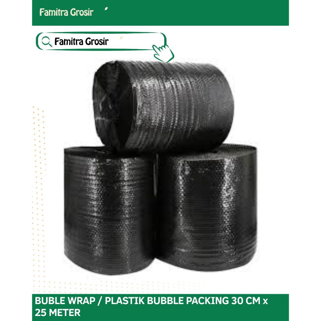 

BUBLE WRAP / PLASTIK BUBBLE PACKING 30 CM x 25 METER