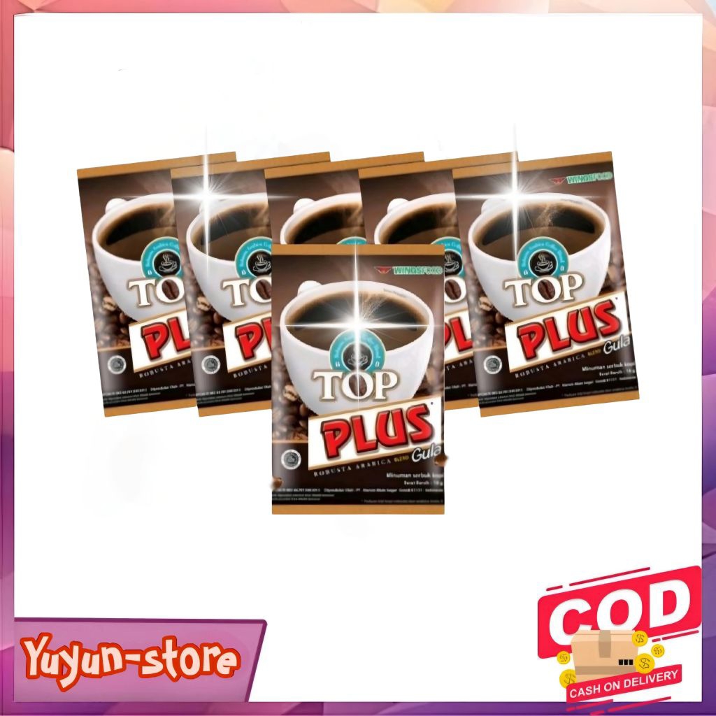 

Promo Top Kopi Plus Renteng Isi 10 Sachet | 1 Dus Isi 12 Renteng Coffee