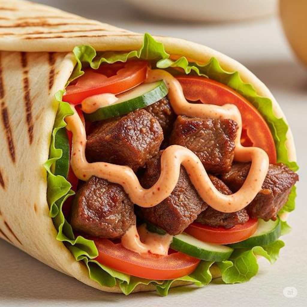 

Kebab Sapi Spicy Mayo
