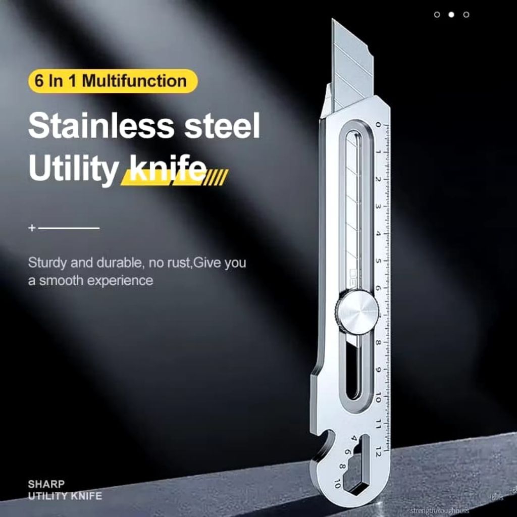 

Super Cutter Stainless 9 IN1 Sangat Multifungsi Pembuka Botol pembuka mor danbaut sangat multifungsi