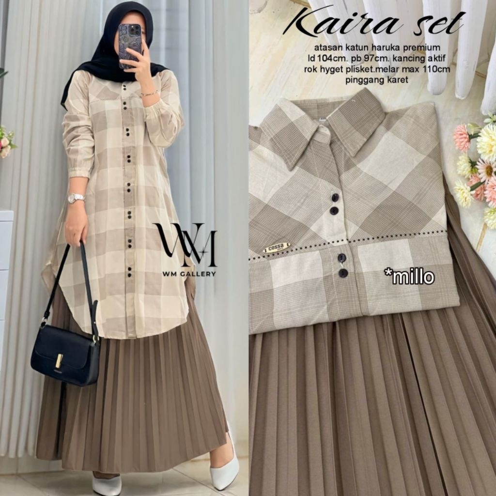 Kaira • Kayes set by Ww Clothing Setelan celana dan rok Fashion wanita terbaru