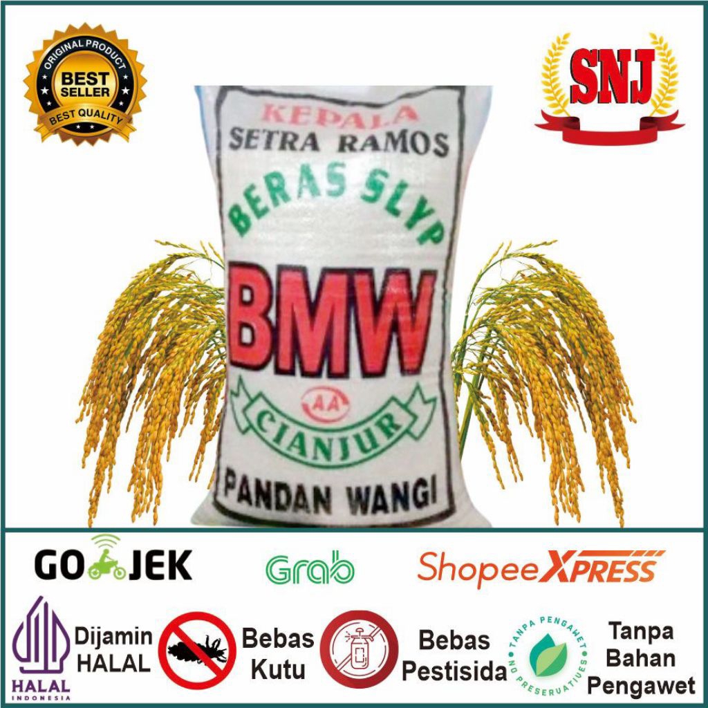 

beras bmw cianjur 5kg 10kg 20kg