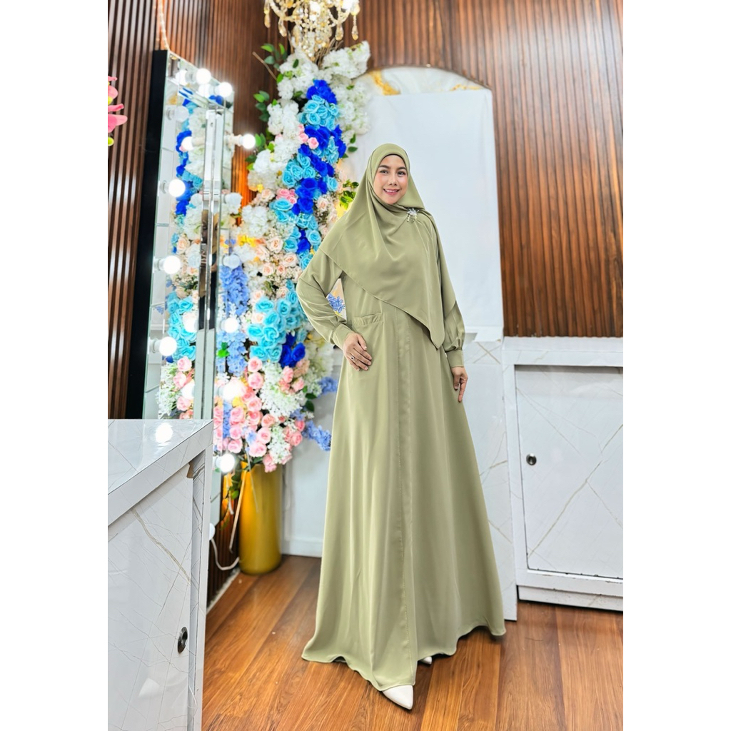 Gamis Hafisa Series by D'zhira terbaru