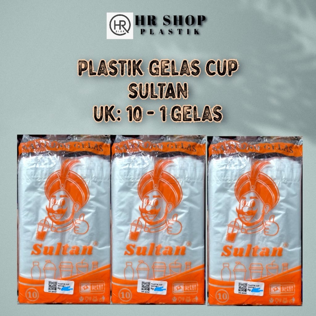 Plastik Gelas Cip SULTAN 1 Gelas Uk:10