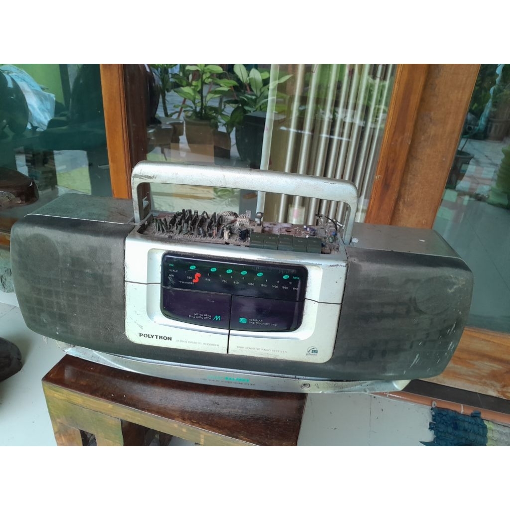 tape radio polytron cosmo bekas mati rusak bekas