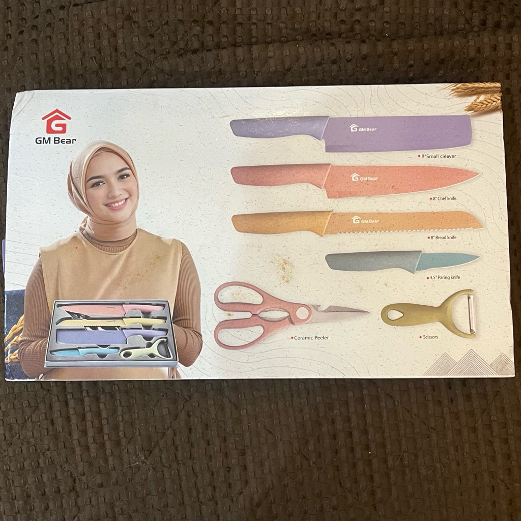Pisau set GM bear 4 pcs