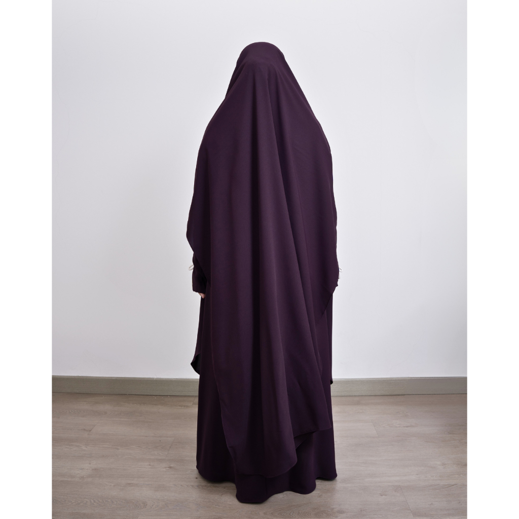 TERPOPULER FK MAZEN ANTI UV FRENCH KHIMAR MAZEN LONG U (L-U bacanya elyu) BAHAN MAZEN ANTI UV