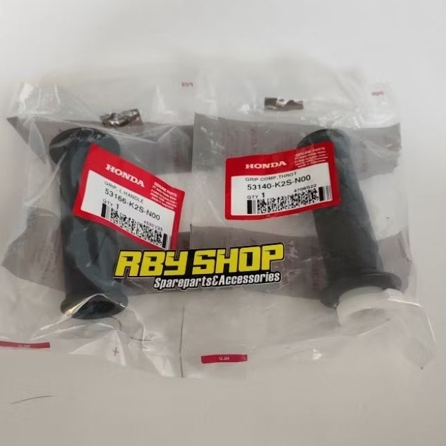 Hand Grip Stang Motor Honda Vario 160 Original Honda