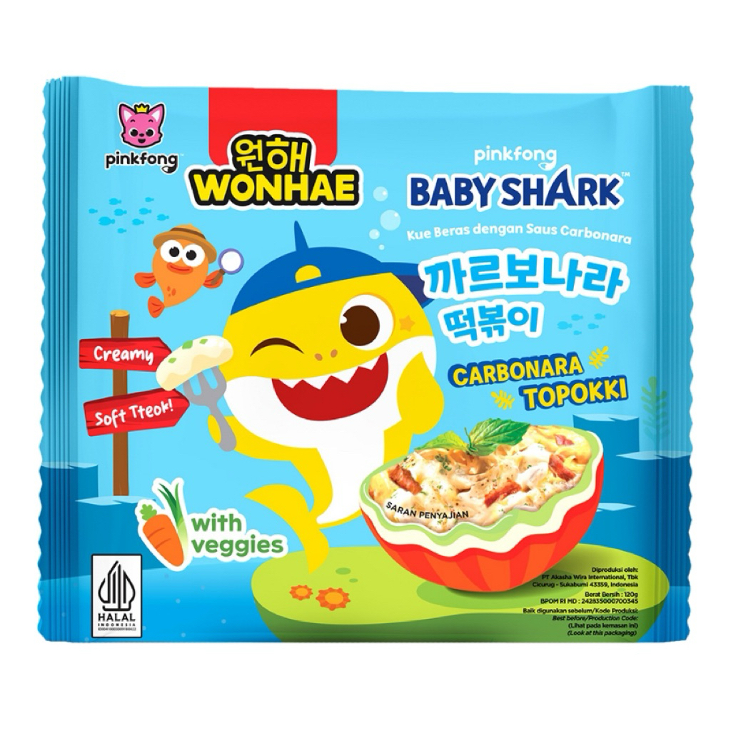 

Wonhae Topokki Kids Rasa Carbonara Instan 80 g