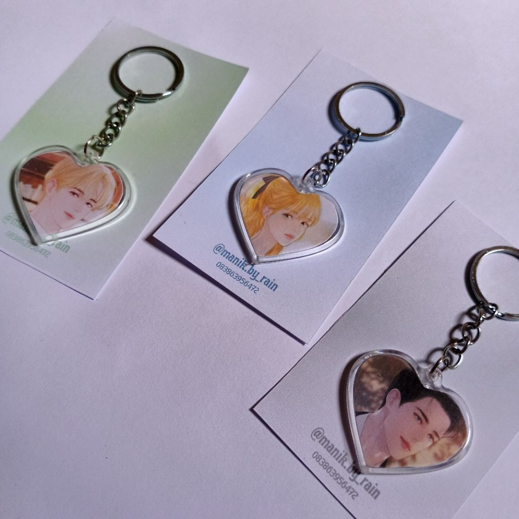 GANTUNGAN KUNCI GANCI KEYCHAIN BAGCHARM BEAD MANIK-MANIK CRY OR BETTER YET BEG